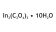 Indium (III) oxalate decahydrate, 99.8%