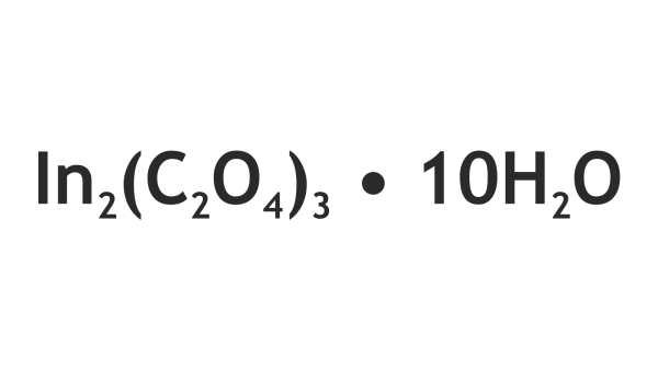 Indium (III) oxalate decahydrate, 99.8%